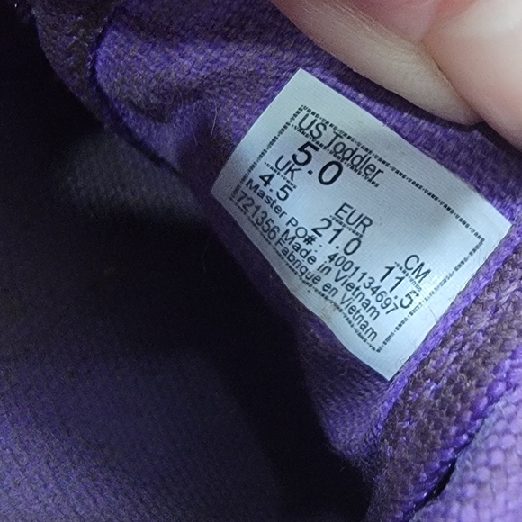 VANS Lo Pro Purple Checkered Canvas Lace Up Low Top Skate Shoes Kids Size 5 - Picture 14 of 15